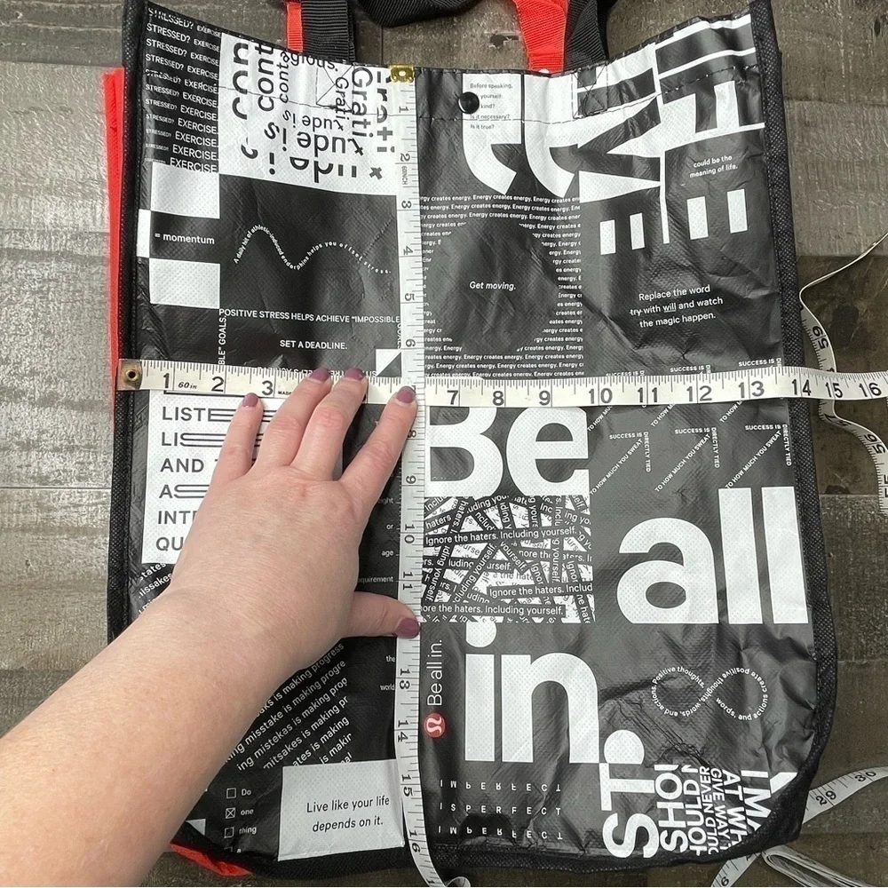 Lululemon Reuse-able Large Shopping Tote Bundle